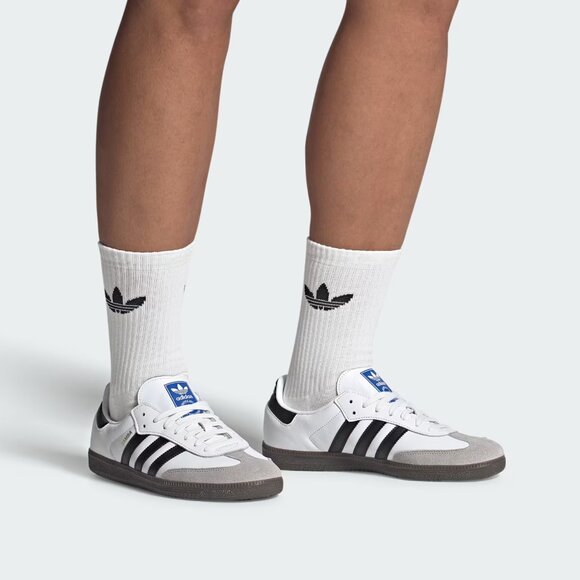 Adidas Samba OG Shoes White and Black - Size 9M/10W - Picture 1 of 12